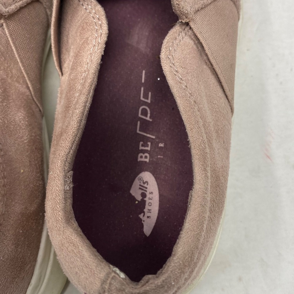 Dr. Scholls Be Free Womens Slip On Sneakers Pink Perforated Faux Suede 7M - Picture 13 of 15